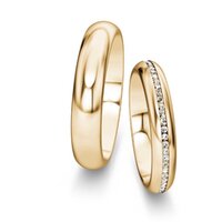 Wedding rings Delight/Heaven with diamonds 0.19ct