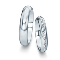 Wedding rings Delight/Heaven with diamonds 0.19ct