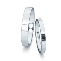 Wedding rings Infinity in 18K white gold