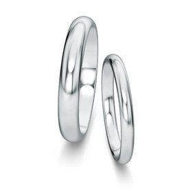 Wedding rings Delight/Heaven in platinum