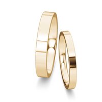 Wedding rings Infinity in 18K yellow gold