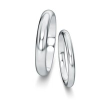 Wedding rings Delight/Heaven in platinum