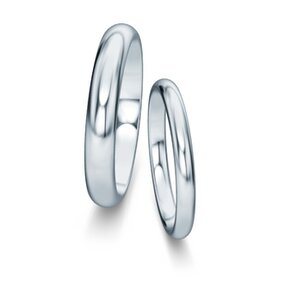 Wedding rings Delight/Heaven in 14K white gold