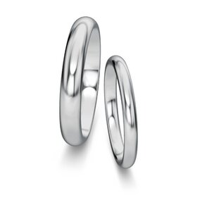 Wedding rings Delight/Heaven in palladium