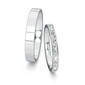 Wedding rings Infinity with pavé 0.46ct