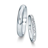 Wedding rings Delight/Heaven with pavé 0.46ct