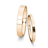 Wedding rings Infinity in 18K rosé gold