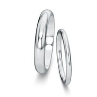 Wedding rings Delight/Heaven in platinum