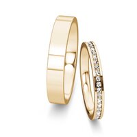Wedding rings Infinity with diamonds 0.29ct