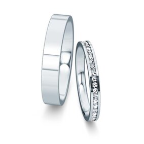 Wedding rings Infinity with diamonds 0.29ct