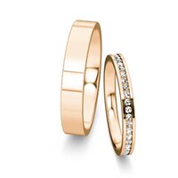 Wedding rings Infinity with diamonds 0.29ct