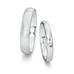 Wedding rings Classic/Eternal with diamond 0.03ct