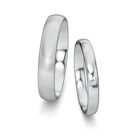 Wedding rings Classic/Eternal with diamond 0.03ct