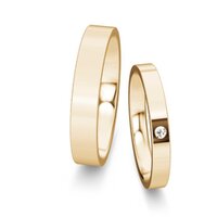 Wedding rings Infinity with diamond 0.03ct