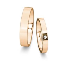 Wedding rings Infinity with diamond 0.03ct