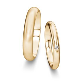 Wedding rings Delight/Heaven with diamond 0.03ct