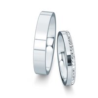 Wedding rings Infinity with pavé 0.165ct