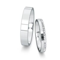 Wedding rings Infinity with pavé 0.165ct