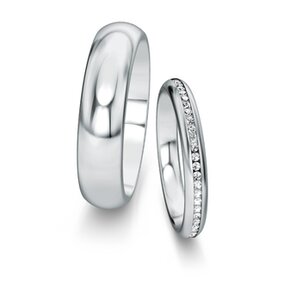Wedding rings Delight/Heaven with diamonds 0.135ct