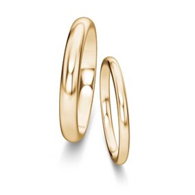 Wedding rings Classic/Eternal in 14K yellow gold