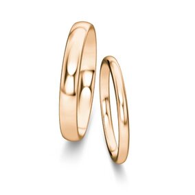 Wedding rings Classic/Eternal in 18K rosé gold