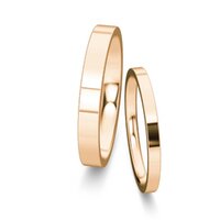 Wedding rings Infinity in 18K rosé gold