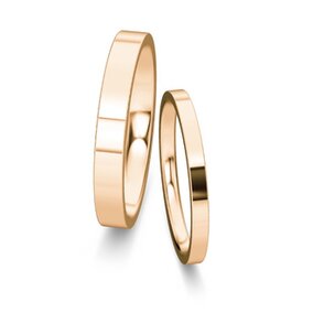 Wedding rings Infinity in 14K rosé gold