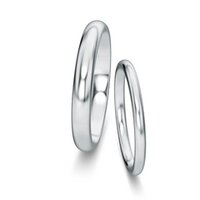 Wedding rings Delight/Heaven in platinum