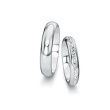 Wedding rings Delight/Heaven with pavé 0.175ct