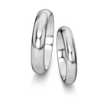 Wedding rings Delight/Heaven in palladium