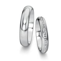 Wedding rings Delight/Heaven with diamonds 0.19ct