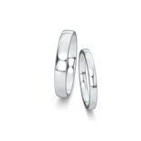 Wedding rings Modern/Romance in platinum