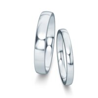 Wedding rings Modern/Romance in 18K white gold