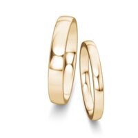 Wedding rings Modern/Romance in 18K yellow gold