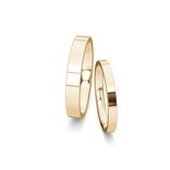 Wedding rings Infinity in 14K yellow gold