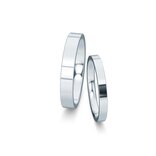 Wedding rings Infinity in 14K white gold