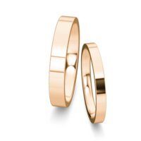 Wedding rings Infinity in 18K rosé gold