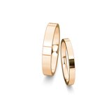 Wedding rings Infinity in 18K rosé gold