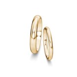 Wedding rings Delight/Heaven in 14K yellow gold