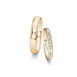 Wedding rings Classic with diamond-Pavé 0.46ct