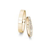Wedding rings Infinity with pavé 0.46ct