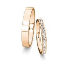 Wedding rings Infinity with pavé 0.46ct