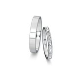 Wedding rings Infinity with pavé 0.46ct
