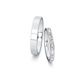 Wedding rings Infinity with pavé 0.46ct