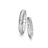Wedding rings Heaven with diamond-Pavé 0.46ct
