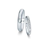 Wedding rings Delight/Heaven with pavé 0.46ct