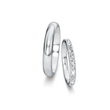 Wedding rings Delight/Heaven with pavé 0.46ct