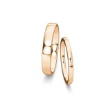 Wedding rings Modern in 18K rosé gold