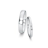Wedding rings Modern/Romance in platinum