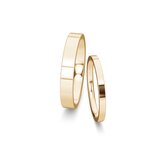 Wedding rings Infinity in 18K yellow gold